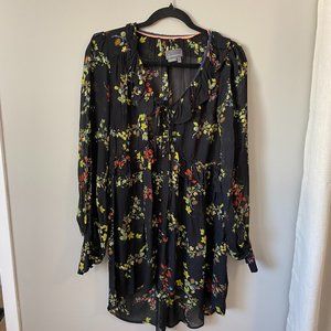 Anthropologie Floral Tunic